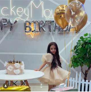 Oscar Bej Kemerli Tasarım Elbise