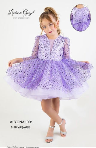 Alyona Mor / Lila Kız Elbise