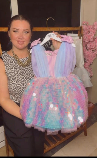 Olesya Payet Pembe Elbise