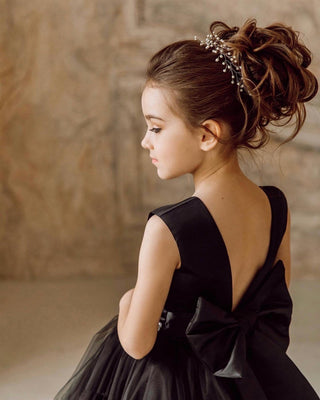 Bella Siyah Gelinlik Elbise