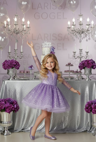 Alyona Mor / Lila Kız Elbise