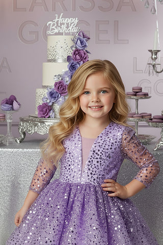 Alyona Mor / Lila Kız Elbise