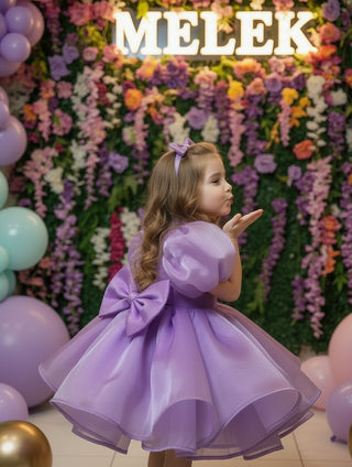 Barbara Lila Marul Etek Kız Abiye