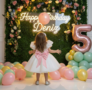 Carolin 3 Boyutlu Çiçek Motif Elbise